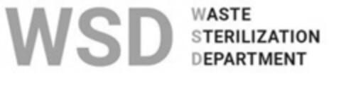 WSD WASTE STERILIZATION DEPARTMENT Logo (EUIPO, 15.07.2021)