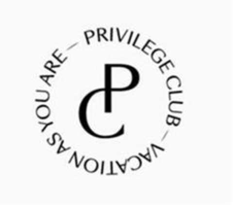 PC PRIVILEGE CLUB - VACATION AS YOU ARE Logo (EUIPO, 07.03.2023)