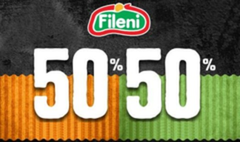 Fileni 50 % 50 % Logo (EUIPO, 04.06.2024)