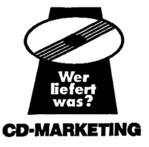 Wer liefert was ? CD-MARKETING Logo (EUIPO, 22.12.1997)