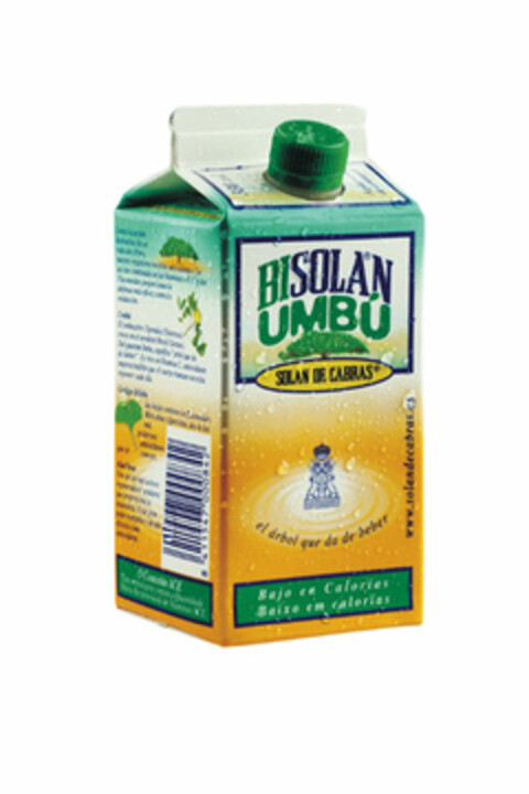 BISOLAN UMBÚ SOLAN DE CABRAS Logo (EUIPO, 27.10.2003)