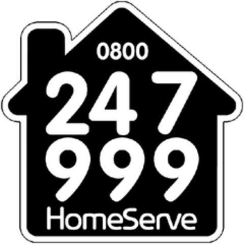 0800 247 999 HomeServe Logo (EUIPO, 05.07.2010)