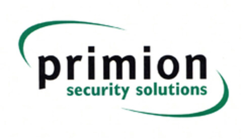 primion security solutions Logo (EUIPO, 22.11.2010)