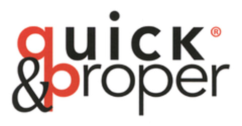 quick & proper Logo (EUIPO, 06/26/2014)