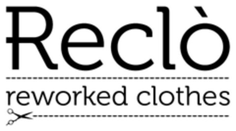 Reclò reworked clothes Logo (EUIPO, 07.07.2014)