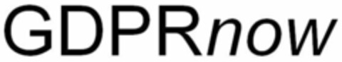 GDPRnow Logo (EUIPO, 11.01.2017)