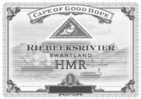 CAPE OF GOOD HOPE POSTAGE ONE SHILLING CAPE OF GOOD HOPE  RIEBEEKSRIVIER SWARTLAND HMR AR Logo (EUIPO, 26.01.2017)