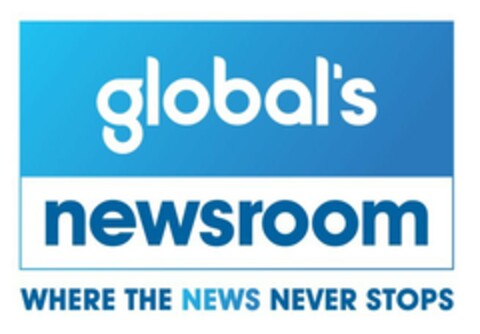 GLOBAL'S NEWSROOM WHERE THE NEWS NEVER STOPS Logo (EUIPO, 17.10.2019)