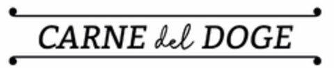 CARNE del DOGE Logo (EUIPO, 02/27/2020)