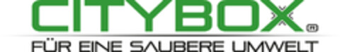 CITYBOX FÜR EINE SAUBERE UMWELT Logo (EUIPO, 25.01.2021)