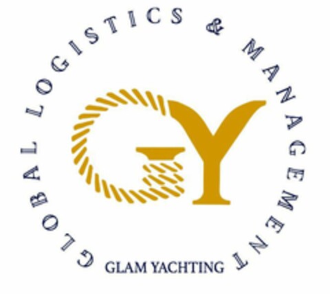 GLAM YACHTING - GLOBAL LOGISTICS AND MANAGEMENT Logo (EUIPO, 08/16/2021)