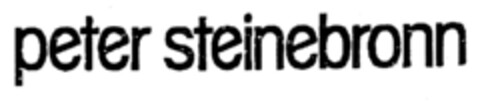 PETER STEINEBRONN Logo (EUIPO, 04.04.1996)