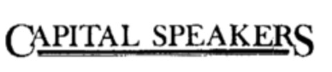 CAPITAL SPEAKERS Logo (EUIPO, 01.04.1996)