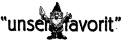 "unser favorit" Logo (EUIPO, 26.02.2001)