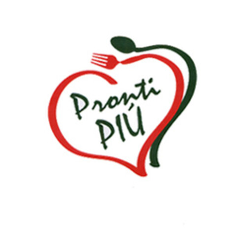 Pronti PIÚ Logo (EUIPO, 12/03/2004)