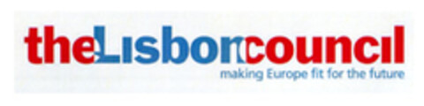 theLisboncouncil making Europe fit for the future Logo (EUIPO, 11.01.2005)