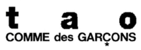 tao COMME des GARCONS Logo (EUIPO, 21.04.2005)