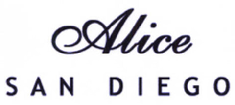 Alice SAN DIEGO Logo (EUIPO, 06.10.2006)