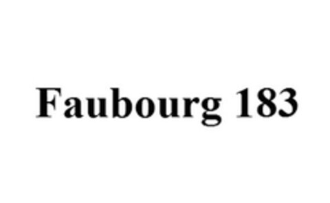 Faubourg 183 Logo (EUIPO, 06/10/2009)