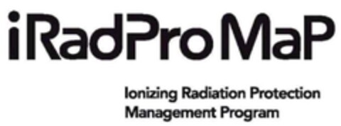 iRadPro MaP Ionizing Radiation Protection Management Program Logo (EUIPO, 01.04.2010)