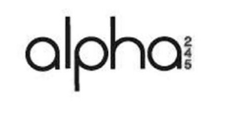 ALPHA 245 Logo (EUIPO, 05/07/2010)