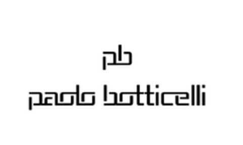 pb paolo botticelli Logo (EUIPO, 09/22/2010)