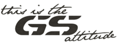 this is the GS attitude Logo (EUIPO, 29.08.2011)