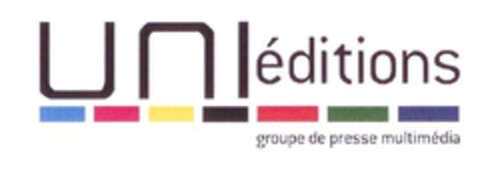 UNI éditions groupe de presse multimédia Logo (EUIPO, 10.01.2012)