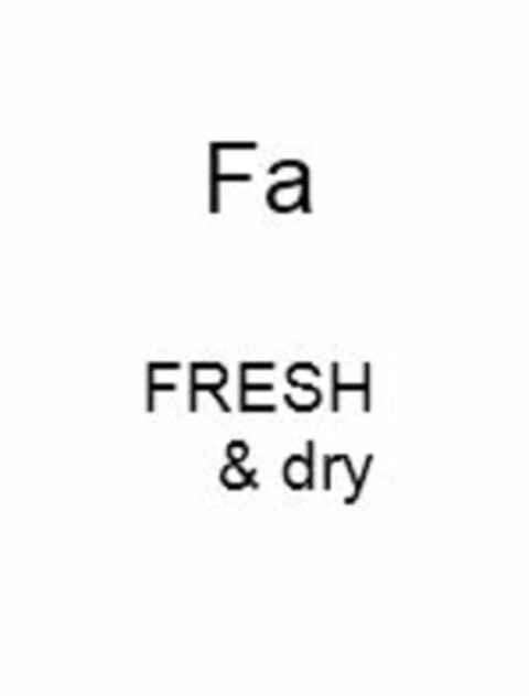 Fa FRESH & Dry Logo (EUIPO, 11.04.2014)