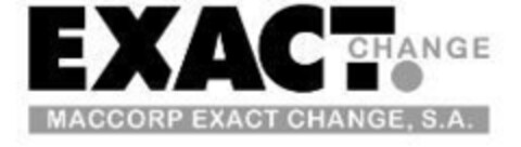 EXACT.CHANGE MACCORP EXACT CHANGE, S.A. Logo (EUIPO, 11.03.2016)