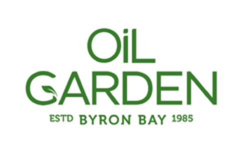 OiL GARDEN ESTD BYRON BAY 1985 Logo (EUIPO, 28.08.2018)