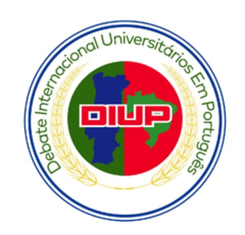 DIUP DEBATE INTERNACIONAL UNIVERSITARIOS EM PORTUGUES Logo (EUIPO, 10.06.2019)