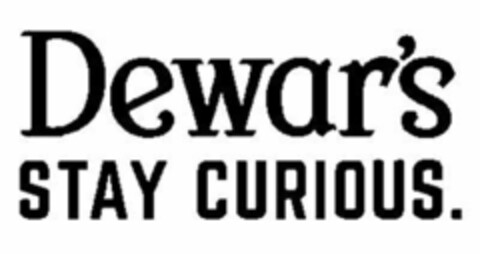 DEWAR'S STAY CURIOUS. Logo (EUIPO, 06.02.2020)