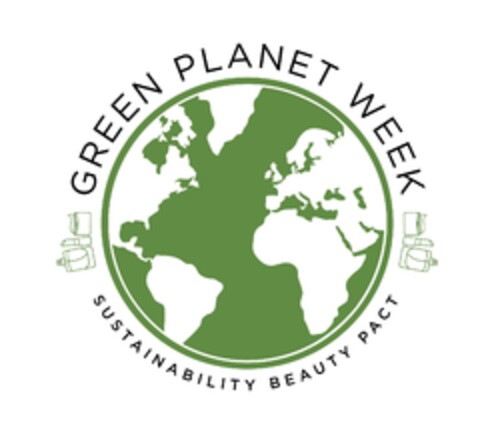 GREEN PLANET WEEK SUSTAINABILITY BEAUTY PACT Logo (EUIPO, 30.08.2021)