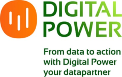 DIGITAL POWER From data to action with Digital Power your datapartner Logo (EUIPO, 20.01.2023)