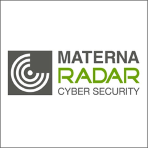 MATERNA RADAR CYBER SECURITY Logo (EUIPO, 08/17/2023)