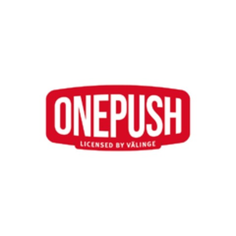 ONEPUSH LICENSED BY VÄLINGE Logo (EUIPO, 12/01/2023)