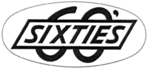 60' SIXTIES Logo (EUIPO, 17.05.1996)