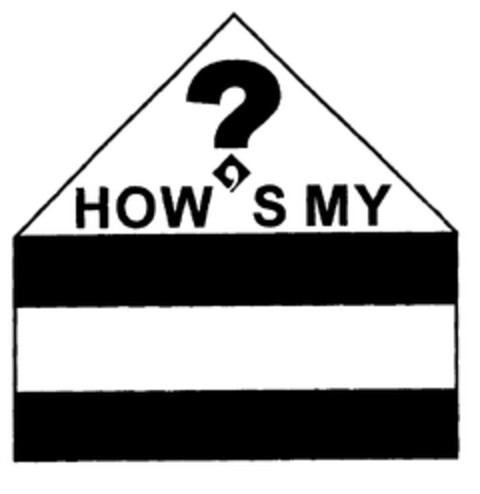 HOW'S MY? Logo (EUIPO, 26.04.2000)