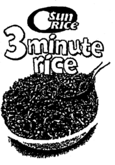 SUN RICE 3 minute rice Logo (EUIPO, 22.02.2001)