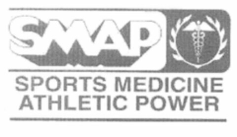 SMAP SPORTS MEDICINE ATHLETIC POWER Logo (EUIPO, 09/14/2001)