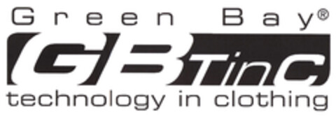Green Bay GBTinC technology in clothing Logo (EUIPO, 10.09.2003)