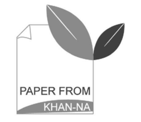 PAPER FROM KHAN-NA Logo (EUIPO, 16.09.2010)