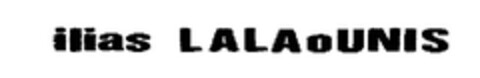 ilias LALAoUNIS Logo (EUIPO, 27.12.2010)