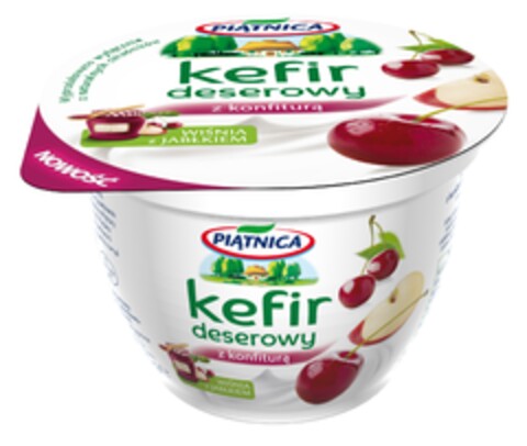 Piątnica kefir deserowy z konfiturą wiśnia z jabłkiem Logo (EUIPO, 01.07.2011)