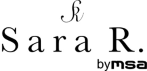 SR SARA R BY MSA Logo (EUIPO, 06/27/2017)