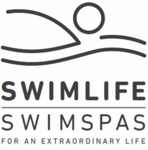 SWIMLIFE SWIMSPAS FOR AN EXTRAORDINARY LIFE Logo (EUIPO, 07/13/2017)