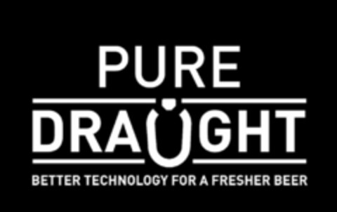 PURE DRAUGHT BETTER TECHNOLOGY FOR A FRESHER BEER Logo (EUIPO, 17.01.2018)