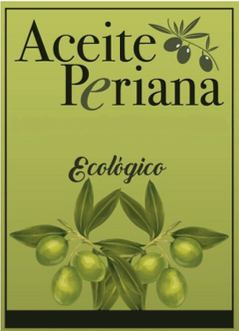 ACEITE PERIANA ECOLÓGICO Logo (EUIPO, 30.05.2018)