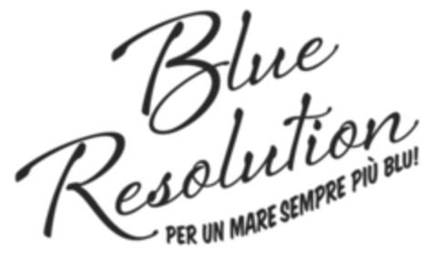 BLUE RESOLUTION PER UN MARE SEMPRE PIU' BLU Logo (EUIPO, 02.08.2018)